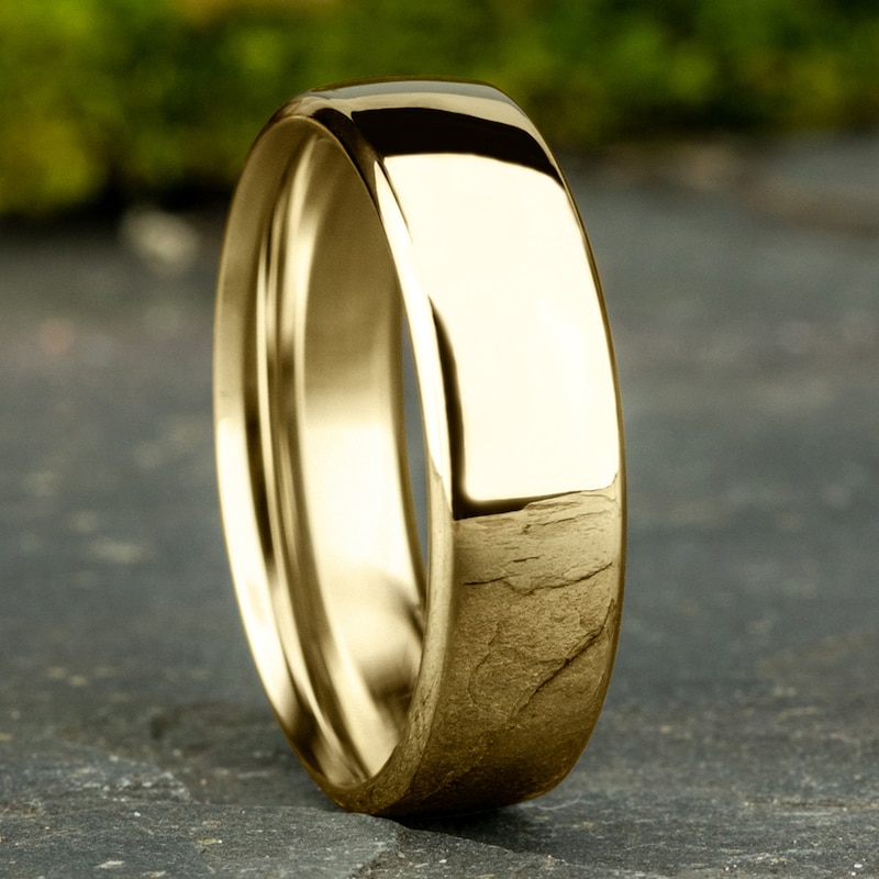 Main Image 4 of Wedding Band 10K Yellow Gold 6.5mm