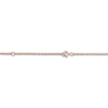 Thumbnail Image 3 of Script Name Necklace 24K Rose Gold-Plated Sterling Silver 18"