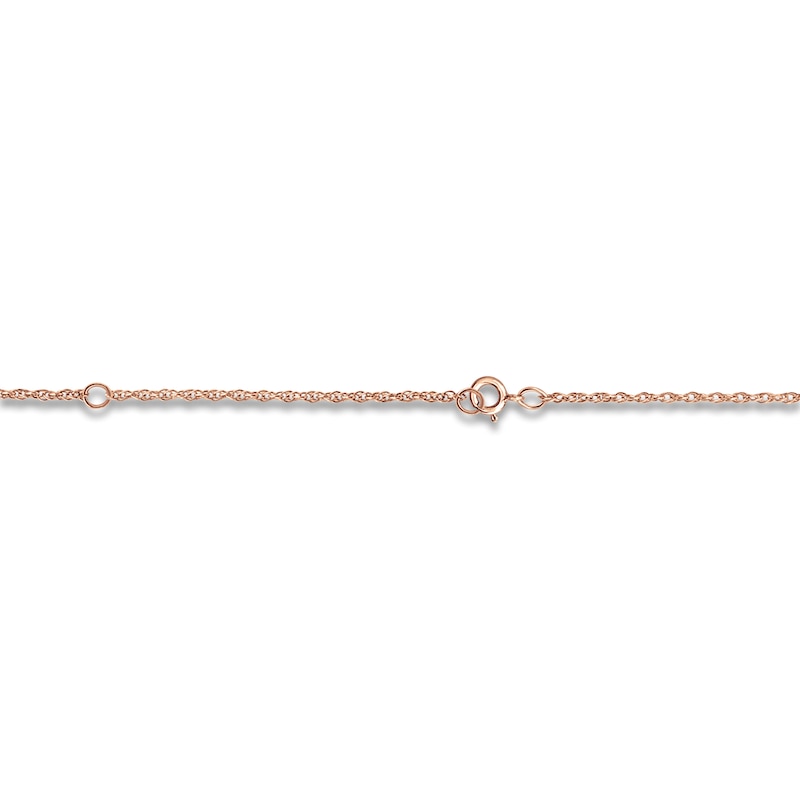 Main Image 3 of Script Name Necklace 24K Rose Gold-Plated Sterling Silver 18"