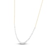 Thumbnail Image 2 of Jared Signature Collection Lab-Grown Diamond Necklace 2 ct tw 14K Yellow Gold 18"
