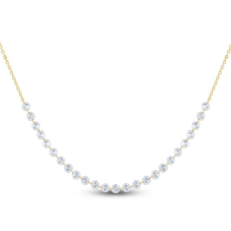 Main Image 3 of Jared Signature Collection Lab-Grown Diamond Necklace 2 ct tw 14K Yellow Gold 18"