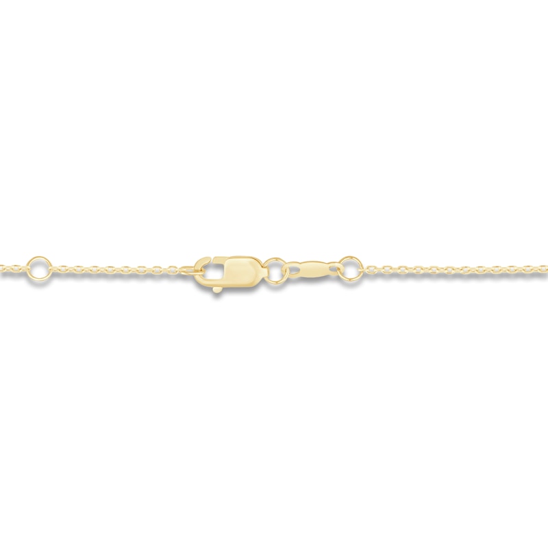 Main Image 4 of Jared Signature Collection Lab-Grown Diamond Necklace 2 ct tw 14K Yellow Gold 18"