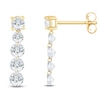 Thumbnail Image 1 of Jared Signature Collection Lab-Grown Diamond Graduated Drop Earrings 1-3/4 ct tw 14K Yellow Gold