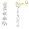Thumbnail Image 3 of Jared Signature Collection Lab-Grown Diamond Graduated Drop Earrings 1-3/4 ct tw 14K Yellow Gold