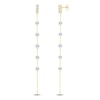 Thumbnail Image 5 of Jared Signature Collection Lab-Grown Diamond Convertible Chain Drop Earrings 1 ct tw 14K Yellow Gold