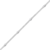 Thumbnail Image 2 of Diamond Necklace 1/4 ct tw Round 14K White Gold 22"