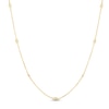 Thumbnail Image 1 of Diamond Necklace 1/4 ct tw Round 14K Yellow Gold 22"