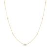 Thumbnail Image 0 of Diamond Necklace 1/4 ct tw Round 14K Yellow Gold 22"