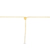 Thumbnail Image 3 of Diamond Necklace 1/4 ct tw Round 14K Yellow Gold 22"