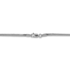 Thumbnail Image 3 of Semi-Solid Franco Chain Necklace 14K White Gold 24" 2mm