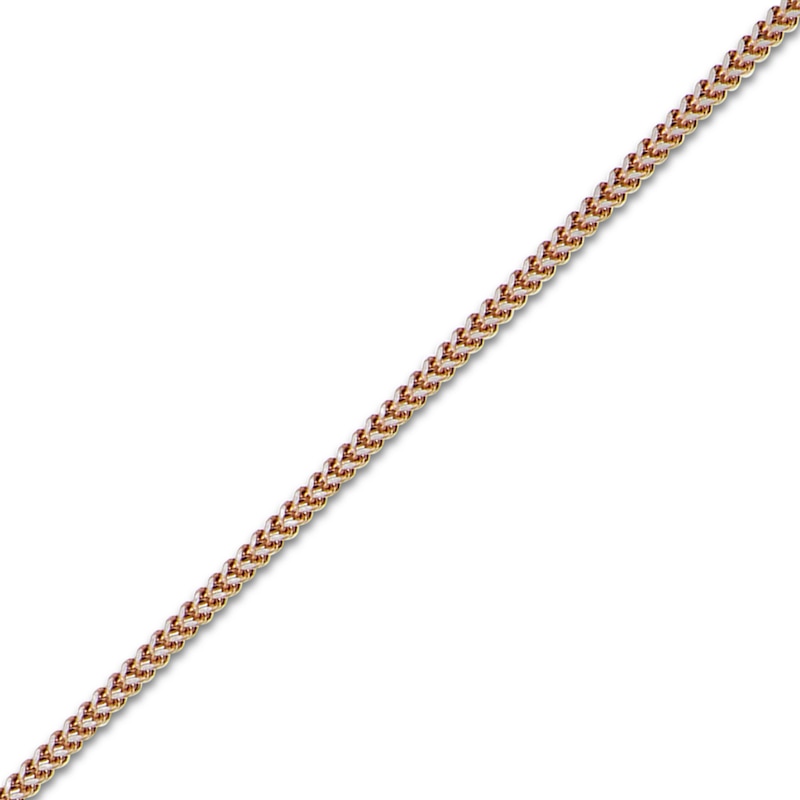 Main Image 2 of Semi-Solid Franco Chain Necklace 14K Rose Gold 24" 2mm