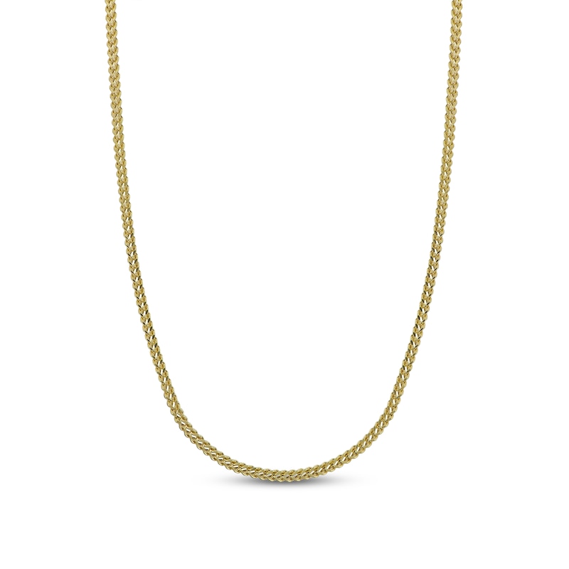 Franco Chain Necklace 14K Yellow Gold 24" 2mm