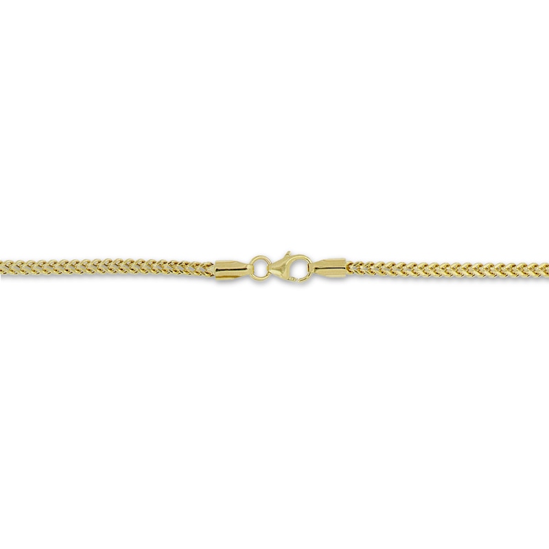 Main Image 3 of Semi-Solid Franco Chain Necklace 14K Yellow Gold 24" 2mm