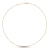 Thumbnail Image 1 of Solid Paperclip Mirror Chain Necklace 14K Yellow Gold 18" 1.35mm