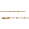 Thumbnail Image 3 of Solid Paperclip Mirror Chain Necklace 14K Yellow Gold 18" 1.35mm