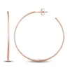 Thumbnail Image 2 of Round Wire Hoop Earrings 14K Rose Gold 40mm