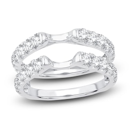Diamond Anniversary Enhancer Band 1-1/2 ct tw Round 14K White Gold