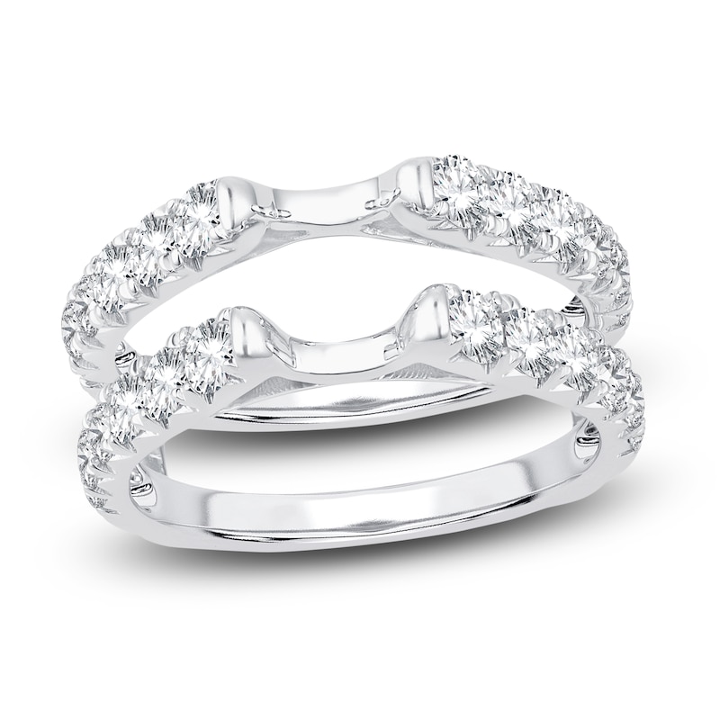 Main Image 1 of Diamond Anniversary Enhancer Band 1-1/2 ct tw Round 14K White Gold