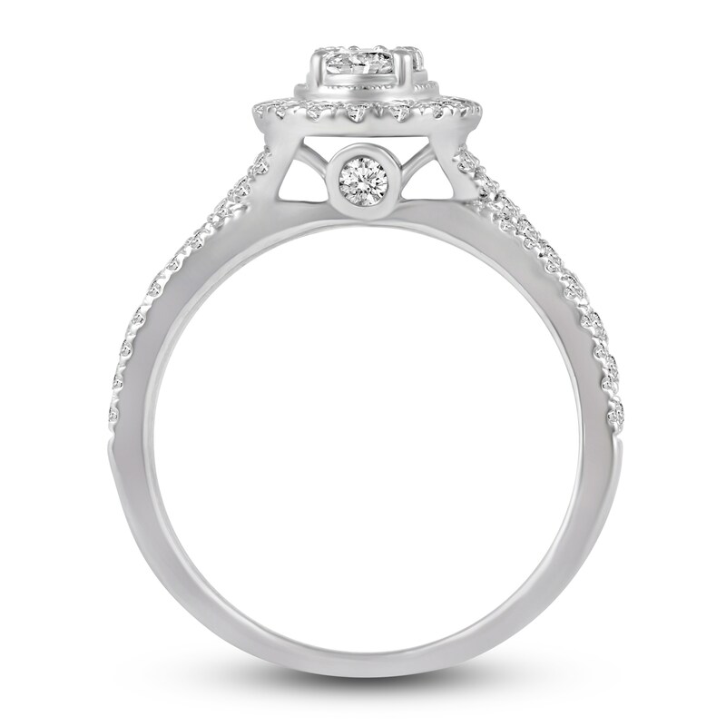 Diamond Engagement Ring 1 ct tw Round 14K White Gold Jared