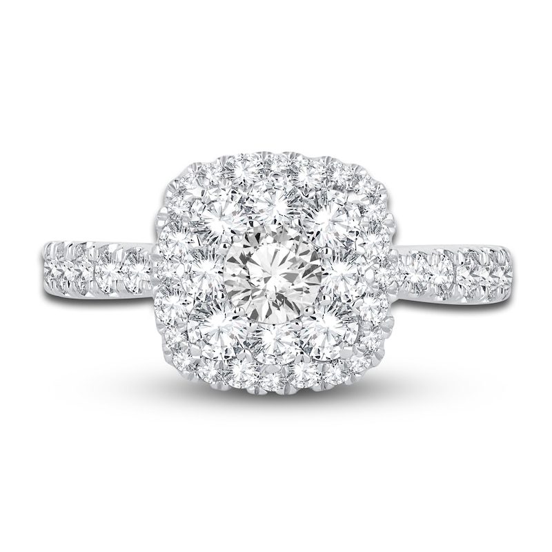 Main Image 3 of Diamond Engagement Ring 1-1/2 ct tw Round 14K White Gold