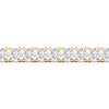 Thumbnail Image 2 of Lab-Grown Diamond Tennis Bracelet 10 ct tw Round 14K Yellow Gold 7.5"
