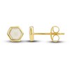 Geometric Stud Earring Set 14K Yellow Gold