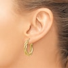 Thumbnail Image 3 of Twisted Hoop Earrings 14K Yellow Gold 20mm