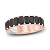 Thumbnail Image 0 of Pnina Tornai Black Diamond Eternity Ring 4 ct tw Emerald 14K Rose Gold