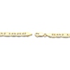 Thumbnail Image 2 of LUSSO by Italia D'Oro Men's Solid Diamond-Cut Valentino Chain Bracelet 14K Yellow Gold 8"