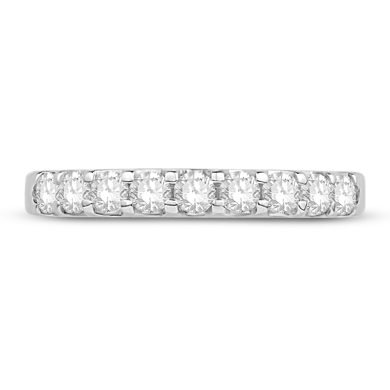 Diamond Anniversary Ring 1/2 ct tw Round Platinum