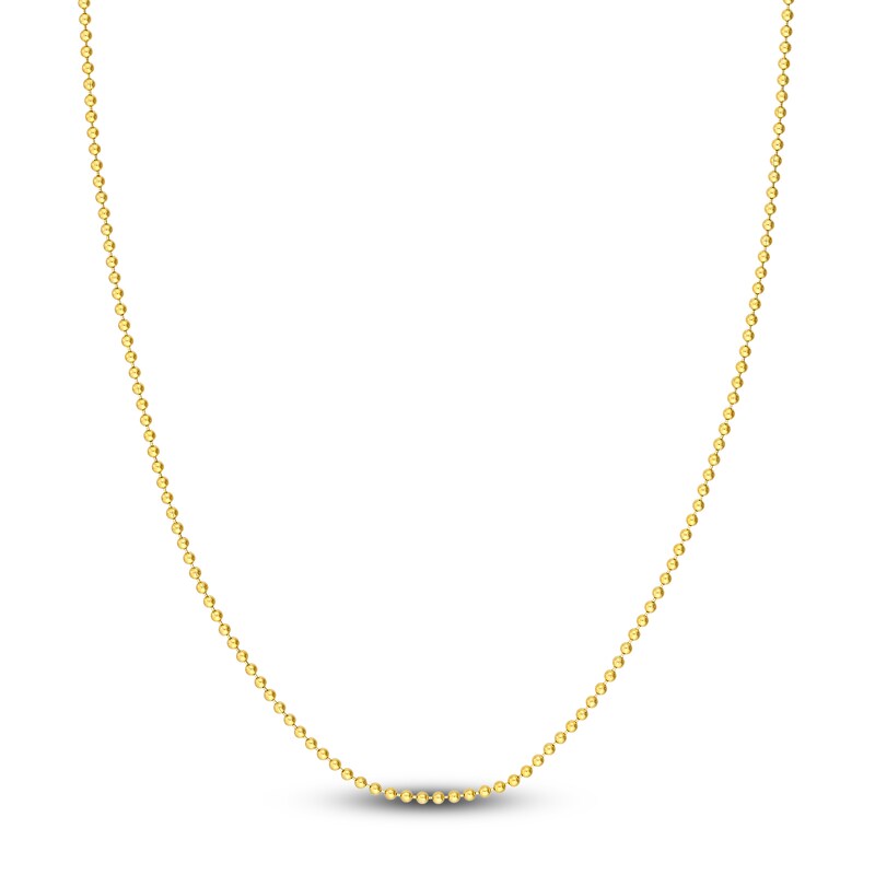 Main Image 3 of Valentino, Beaded & Curb Chain Necklace Set 14K Yellow Gold