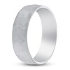 Thumbnail Image 2 of Dome Hammer Wedding Band 14K White Gold 7mm