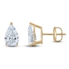 Thumbnail Image 1 of Pear-Shaped Lab-Created Diamond Solitaire Stud Earrings 3 ct tw 14K Yellow Gold (F/SI2)