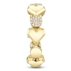 Thumbnail Image 2 of Shy Creation Diamond Circle & Heart Ring 1/15 ct tw 14K Yellow Gold SC55027116