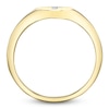 Thumbnail Image 3 of Shy Creation Diamond Accent Cross Signet Ring 14K Yellow Gold SC55027206RD