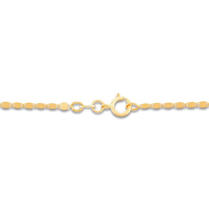 Main Image 3 of Italia D'Oro Solid Valentino Chain Necklace 1.5mm 14K Yellow Gold 18"
