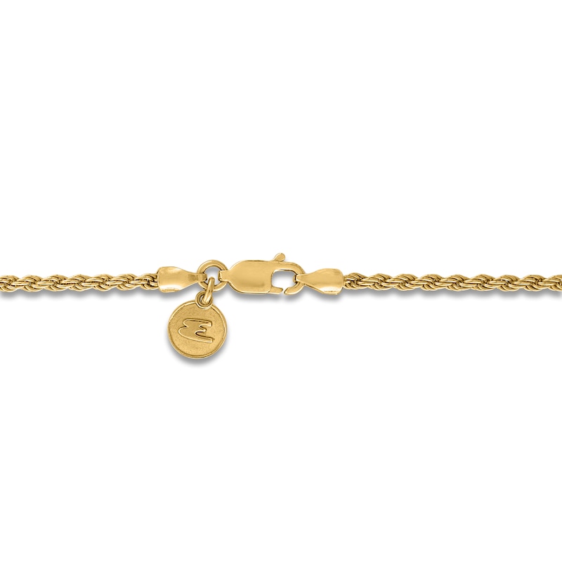 Main Image 4 of 1933 by Esquire Men's Black Diamond Padlock Necklace 1/5 ct tw Sterling Silver & 14K Yellow Gold Plating 22"