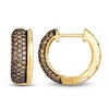 Thumbnail Image 1 of Le Vian Diamond Hoop Earrings 1-1/6 ct tw 14K Honey Gold