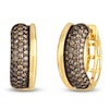 Thumbnail Image 2 of Le Vian Diamond Hoop Earrings 1-1/6 ct tw 14K Honey Gold