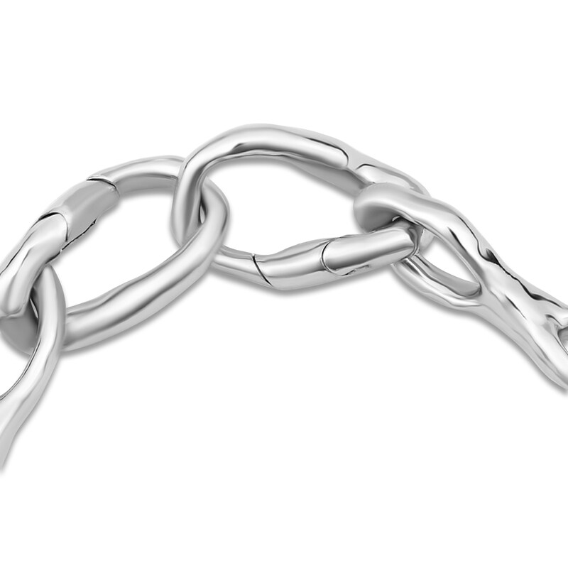 Main Image 2 of Italia D'Argento Semi-Solid Twist Link Bracelet Sterling Silver 8.5"