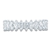 Thumbnail Image 3 of Marquise-Cut Lab-Grown Diamond Anniversary Ring 1 ct tw 14K White Gold