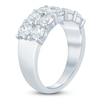 Thumbnail Image 2 of Lab-Grown Diamond Two-Row Anniversary Ring 2-1/2 ct tw 14K White Gold