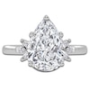 Thumbnail Image 3 of Pear-Shaped Created By Jared Studio Lab-Created Diamond Engagement Ring 2-1/6 ct tw 14K White Gold