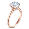 Thumbnail Image 2 of Round-Cut Lab-Grown Diamond Solitaire Plus Engagement Ring 1-5/8 ct tw 18K Rose Gold (VS2/F)