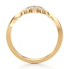 Thumbnail Image 2 of J'Lure Lab-Grown Diamond Scalloped Wedding Band 1/8 ct tw 18K Yellow Gold