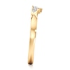 Thumbnail Image 3 of J'Lure Lab-Grown Diamond Scalloped Wedding Band 1/8 ct tw 18K Yellow Gold