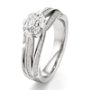 Thumbnail Image 4 of J'Lure Lab-Grown Diamond Radiant Brilliant-Cut Engagement Ring 1-3/8 ct tw 18K White Gold