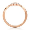 Thumbnail Image 2 of J'Lure Lab-Grown Diamond Scalloped Wedding Band 1/6 ct tw 18K Rose Gold