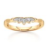 Thumbnail Image 1 of J'Lure Lab-Grown Diamond Scalloped Wedding Band 1/6 ct tw 18K Yellow Gold