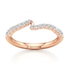 Thumbnail Image 1 of J'Lure Lab-Grown Diamond Contour Wedding Band 1/3 ct tw 18K Rose Gold